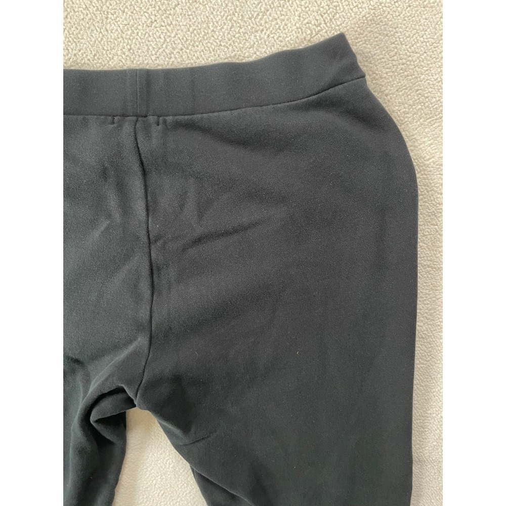 Lauren Ralph Lauren Womens 2X Pants Black Knit Cotton Blend Fleece Pockets - Picture 11 of 14